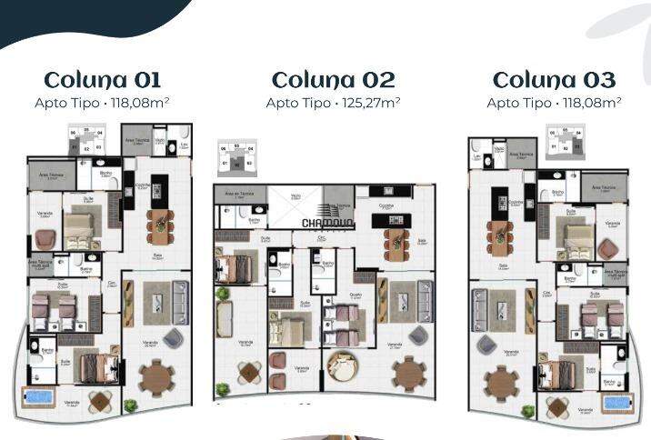 Apartamento à venda no Enseada Azul: 2 e 3 quartos lançamento Enseada Azul Guarapari ES