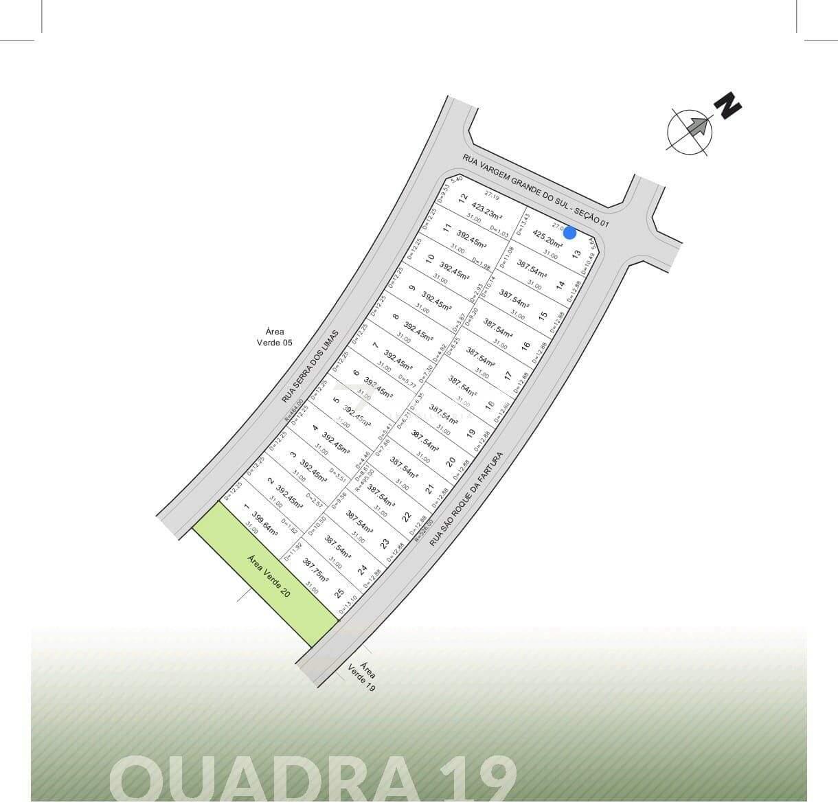 Terreno à venda no Damha Residencial Uberaba III: 